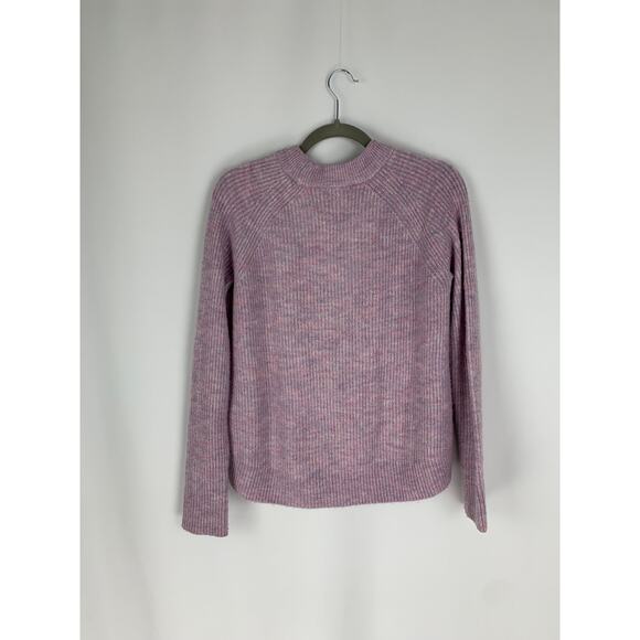 H&M Basic/Basique Purple Crewneck Sweater Pullover Womens Medium - Picture 6 of 7